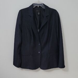 Lane Bryant Classic Blazer in Navy, Size 16